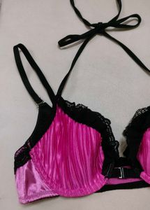Pink &amp; Black Bra
