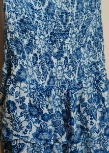 Blue Floral Dress