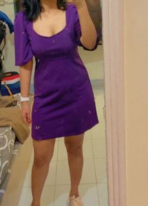Purple mini Dress