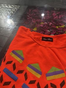 Orange Graphic Tee