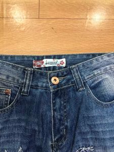 women embroidery work jeans