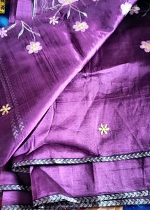 Purple 💜 Saree