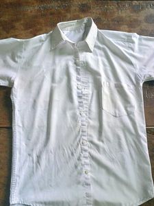 Classic White Button-Down Shirt