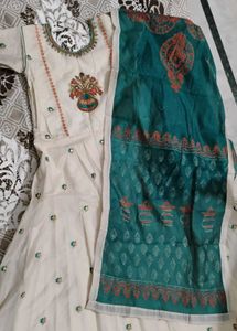 Elegant Embroidered Anarkali Suit