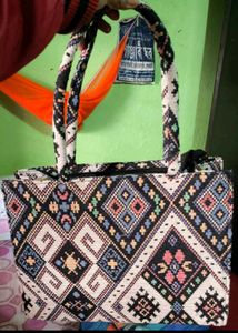 Stylish Ethnic Pattern Tote Bag