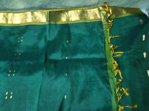 GentlyUsed Emerald Green KanchiPattu Saree