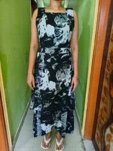 Floral Print Midi Dress