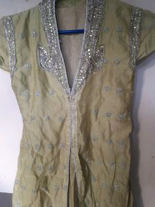 Light Green Girls Frock