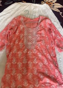 Elegant Printed Kurti and plazo set