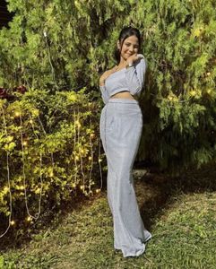 Stylish Silver Co-ord Set