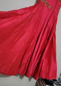 Beautiful with Heavy Flair Ethnic gown for girlish