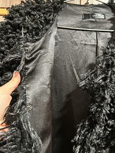 Fur Jacket Black Color