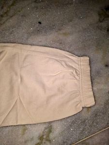 Beige Cargo Joggers