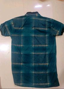 Patterned Polo Shirt