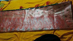 New Banarsi Silk Zari Saree With Stitched Blouse