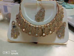 diamond jewellery necklace set