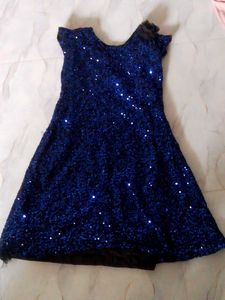 Sparkling Blue Party Dress