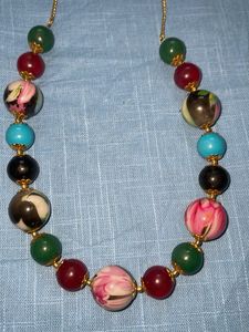 Beaded Necklace &amp; Earring Set
