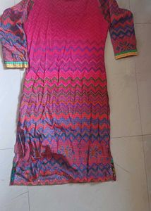 Pink Gujarati Style Kurti