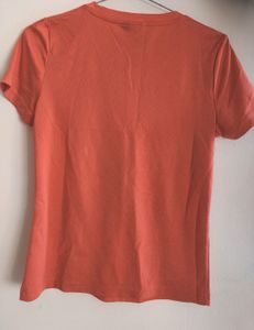Orange Adidas T-shirt