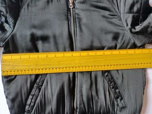 H&amp;M Stylish Black Bomber Jacket Size Small