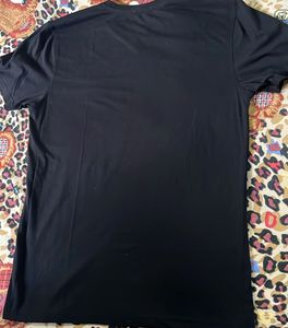 Zudio Black V-Neck Tee