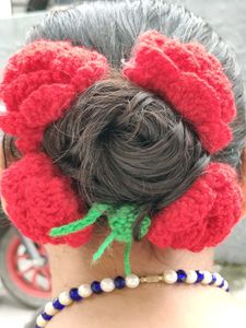Red Rose Hair Accessory