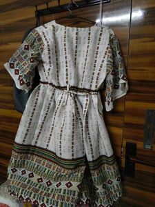 Tribal Print Boho Kaftan Dress