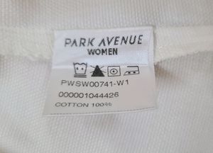 Park Avenue Women&#39;s Off White Formal Shirt