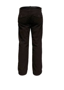 Dark Olive Velvet Straight Pant