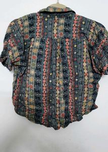 Retro Patterned Shirt