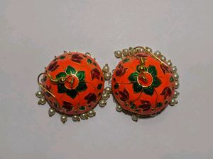 Big Size Meenakari Jhumka