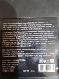 Mars Eyeshadow Palette