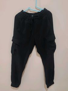 H&M Black Cargo Pants