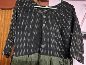 Boho Print Cotton Feeding Dress