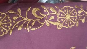 Cotton Embroidered Dress Material
