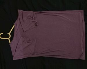 Purple Basic Tee
