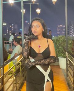 Sleek Black Party Dress
