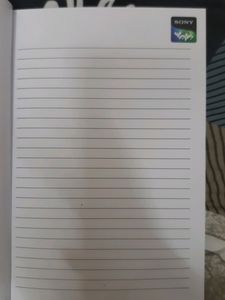 Diary By Sony Yay And Plastic Plate