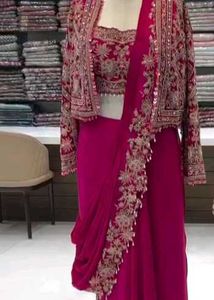 Indowestern Readymade Drape Saree