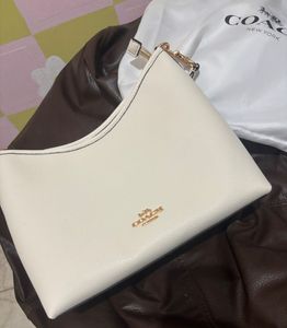 Coach Laurel Shoulder Bag White New With Tags