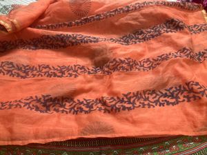 Nice Block Printed Saree