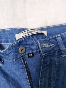 Wide Leg Denim Jeans