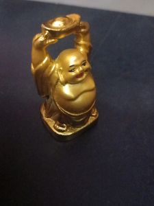 Golden Buddha Figurine