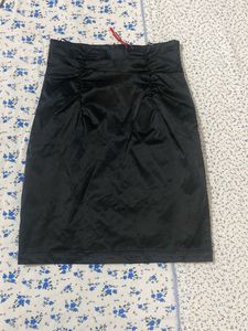 Satin Mini Skirt