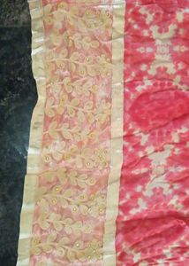 Pink Tie-Dye Embroidered Tunic