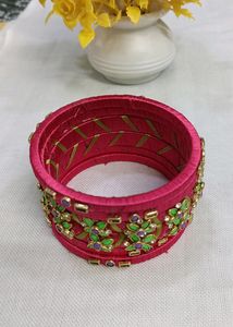 Silk thread Bangle Set