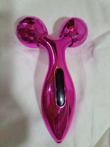 Pink Facial Roller Massager