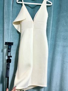 Elegant White Ruffle Dress