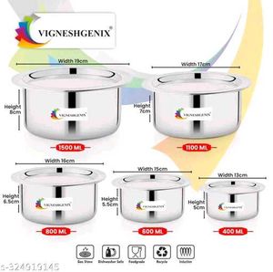 Pack Of 10 Top Set With Lids